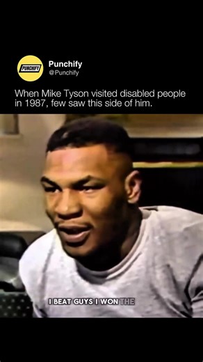 Mike Tyson Visits Disabled Kids in 1987 #boxing #boxingfans #boxingtok #boxinglife #miketyson