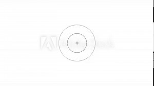 Digital radio wave gray color animation. Radio wave on world map 4k video white background.