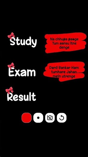 this is the comparison between study vs exam vs result