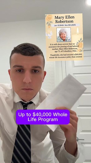 🚨SENIORS: LIMITED RED CROSS MONTH OFFER🥳 Are you worried about leaving your family with an expensive funeral bill? We have a great affordable solution for you! Introducing our Whole Life Insurance Program, a special plan that pays for all funeral and other costs up to $40,000. And guess what? 1️⃣ It’s Affordable for Anyone on a Fixed Income 2️⃣ There is NO 2 Year Waiting Period 3️⃣ Accepts all Medical Conditions Here’s how to get started: ✅ Click “LEARN MORE” to find out if you qualify ✅ Answe