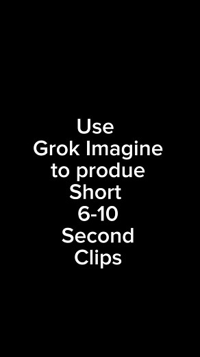 Create AI Videos in Seconds with Grok Imagine! Ready to transform your content creation? Let me show you this game-changer! 🚀 Grok Imagine is revolutionizing video content creation. Simply upload your image, add a text prompt describing what you want, and watch the magic happen! The best part? You can generate videos up to 10 seconds completely FREE! Why Content Creators Love It: • Zero learning curve - If you can type, you can create • Saves hours of editing time • Free to use - Professional r