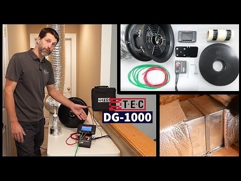 HVAC System BEFORE and AFTER! Measuring CFM Air Flow Loss, Sealing Ductwork, Measuring Again!