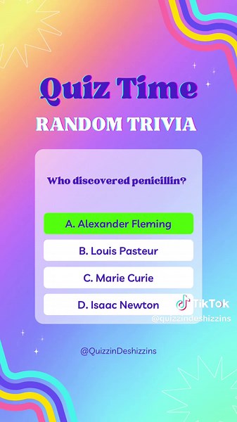 Quiz time! Test your knowledge with this random assortment of trivia questions! Can you get 8/8? #quiztime #trivia #knowledge #howsmartareyou #quizchallenge