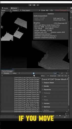 How to Use the Frame Debugger in Unity