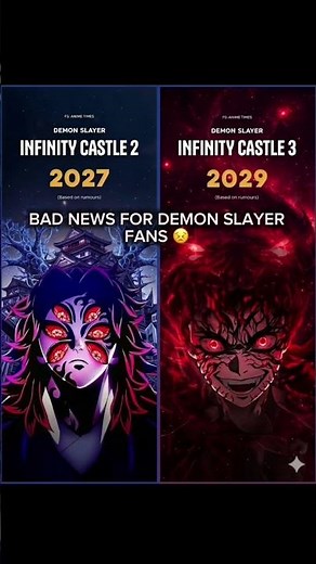 THE LONG WAIT... 🏯😭 (Infinity Castle Trilogy) #demonslayer #shorts #kny