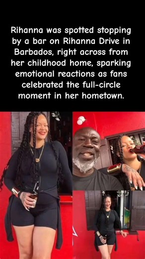 Rihanna Pulls Up to a Bar on Rihanna Drive Near Her Childhood Home 😳🇧🇧 #celebritynews