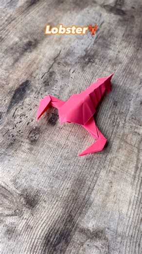 Origami World on Instagram: "Easy Origami Lobster Tutorial #lobster #seafood #origamilobster #origamiworld #origami #papercraft #diy"