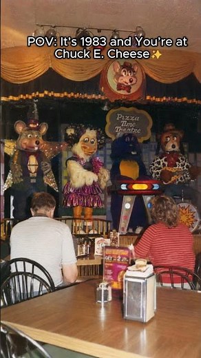 POV: It’s 1983 and You’re at Chuck E. Cheese✨#90s #90snostalgic #90skids #goodoldtimes #nostalgia