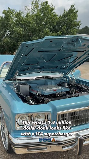 This what a 1.8 million dollar donk looks like with a LT4 supercharger 🥶🥶🥶🔥 @forgiato_mike_ #mrgotdamnit #lt4supercharged #75impala | Mrgotdamnit Man