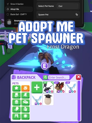 📱 DARK SPAWNER 📱 Adopt Me Script Pet Spawner Mobile Working #roblox #adoptmescript #adoptme