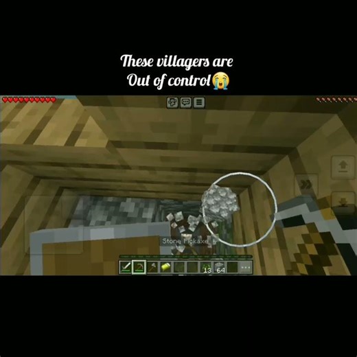 How I reveal the villagers secret 😱 in Minecraft | #shorts #minecraft #gaming #viral #gameplay