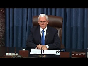 Mike Pence speaks after pro-Trump rioters storm U.S. Capitol: 'Unprecedented violence and vandalism'