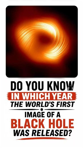 Do You Know When the World’s First Black Hole Image Was Released? 🌌🕳️ | Space Quiz #shorts