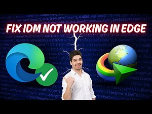 How to Fix - IDM Not Working in Microsoft Edge (2026)