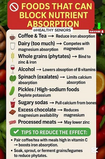 10 Foods That Block Nutrient Absorption (And How to Fix It)