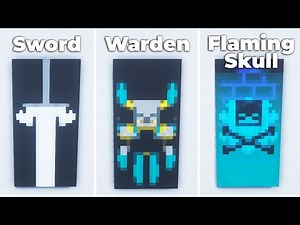 TOP 7 Cool Banner Designs in Minecraft (Tutorial) #12