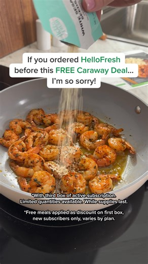 30K views · 151 reactions |  Get a FREE Caraway pan with 3rd box - limited time only!  ⌛ Hurry and claim deal with code YUMCARAWAY  Fresh, pre-portioned ingredients  Delivered on your schedule ⏳ Easy 30-minute recipes *With third box of active subscription. Limited quantities available. While supplies last. | So Yummy | Facebook