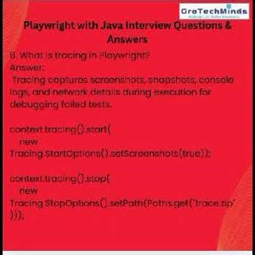 Advanced Playwright with Java Interview Questions & Answers | Technical Round Preparation