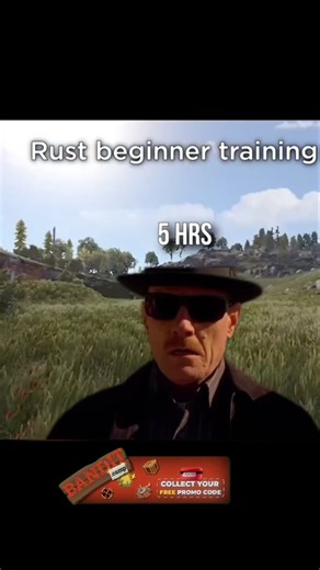 Rust beginner training 🛠️ #rust #rustgame #rustmeme #rustclips #shorts