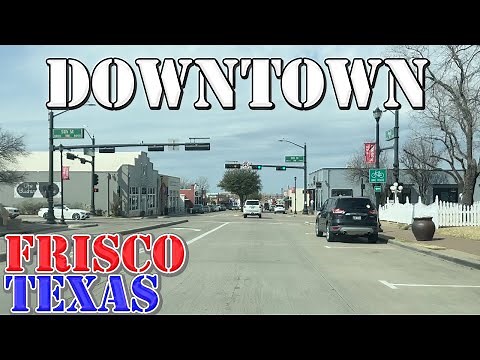 Frisco - Texas - 4K Downtown Drive