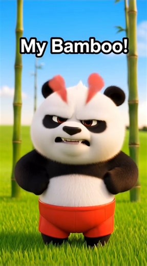 “Angry Panda Goes Crazy for Bamboo 😡🐼 | Funny 3D Cartoon Shorts 2026”