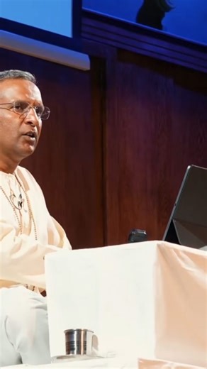 Vedanta Institute UK on Instagram: "🎖️The Essence of Karma Yoga 🔆 Watch the video highlights of Bhaskarji's recent 4-day Bhagavad Gita lecture series, a truly inspiring and well-attended event. Share it with others and let them experience the power of the Gita. Tell them how even the tube strikes couldn’t stop people from attending! 🌟 *Event Highlights*: * Learn One Gita Chapter in 4 evenings • Transformative discourses by Bhaskarji, bringing the timeless wisdom of the Bhagavad Gita to life •