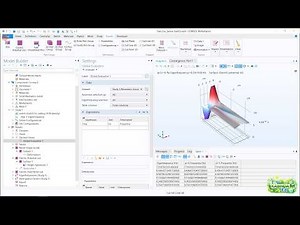 Surface Acoustic Wave Gas Sensor - COMSOL Multiphysics Simulation