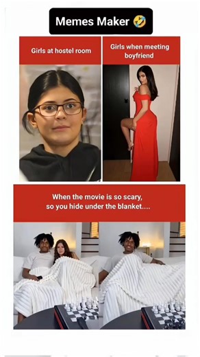 Same girl , Different situations 😅😂. #funny #viral #memes #comedy #usa #shorts #winter #couple