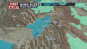 Gusty winds again with scattered rain & snow - Local News 8