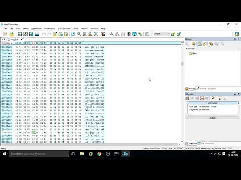 Steganography technique using Hex Editor Neo
