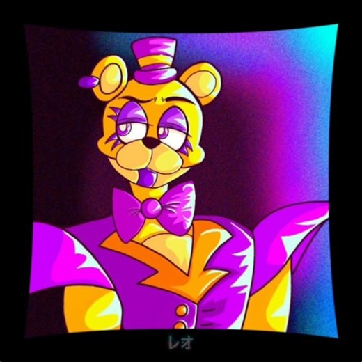 My Version of Glamrock Fredbear//My FNAF AU//Fredifer AU//Gacha Club//Capcut (Read Description)