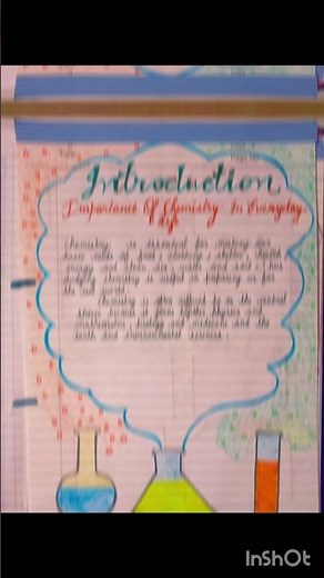 #shortvideo #Chemistry Project File decoration ideas