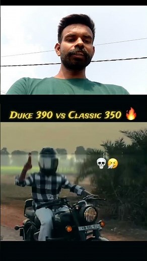 DUKE 390 VS CLASSIC 350 DRAG RACE || CLASSIC 350 🤡 DUKE 390 🚀