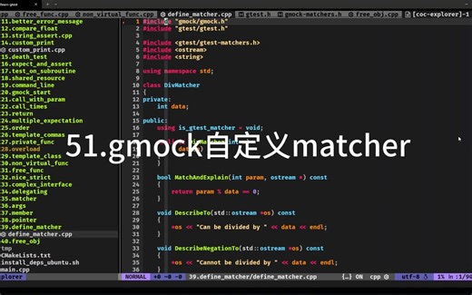 高效工作学习-gmock自定义matcher