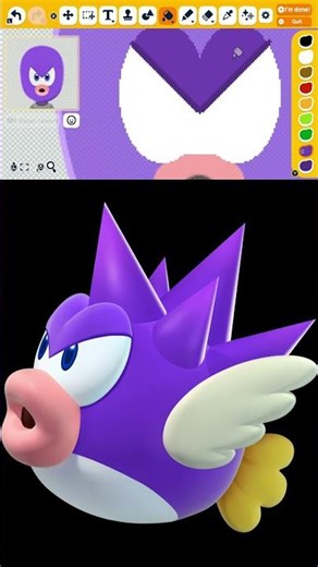 How to make Spiny Cheep Cheep from Super Mario #spinycheepcheep #supermario