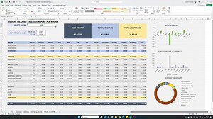 Hotel Rooms Booking Rentals Income Expenses Profit Financial Tracker Excel Template - Etsy