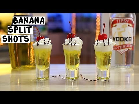 Banana Split Shots