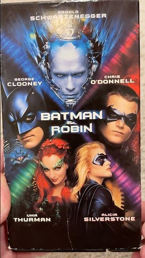 Batman and Robin VHS 1997 #shotrs #batmanandrobin #vhscollector #vhscassette #1997 #90s #movie
