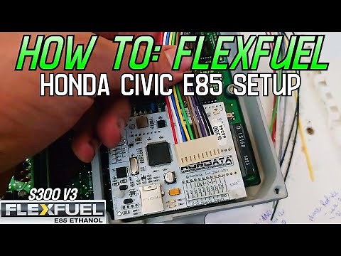 Simple Civic E85 Conversion! Thanks to Hondata S300 V3 ECU!
