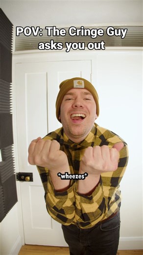 He's just as surprised as you are that she said yes. #cringe #dating #pickup #explore #reels #comedy | Lorlo