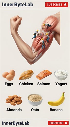 7 Foods That Build Muscle Fast 💪