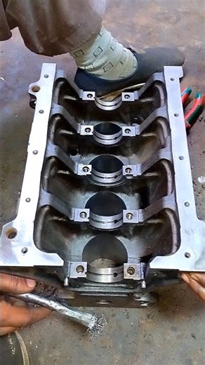 How to Clean Car Engine Block #shorts