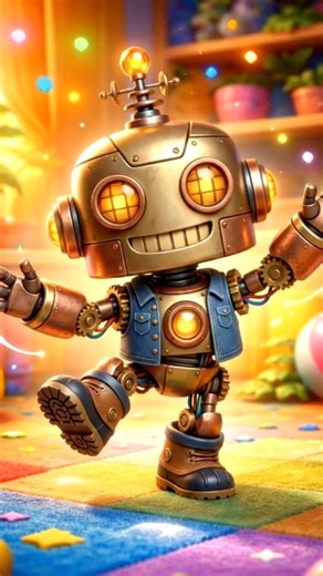 Funny Robot Action and Dance😂💃 #cuteanimation #dancing #kidsentertainment#robotdance#aivideo#funny