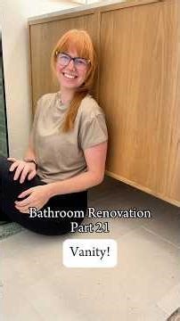 Building a bathroom vanity! #diy #bathroomremodel #woodworking #bathroomrenovation #bathroom