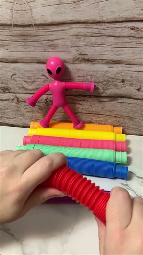 Crunchy Fidget Tube ASMR 😌 | Relaxing Twisting Sounds for Anxiety Relief