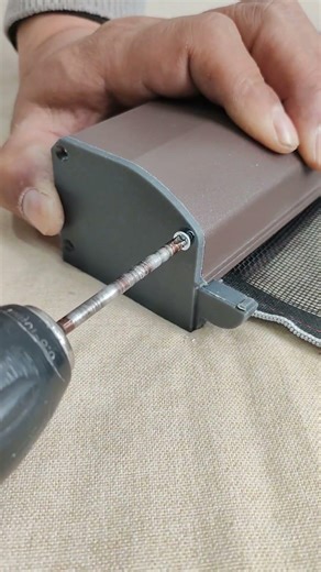 Extremely narrow retractable invisible window screen, easy to install #doors and windows