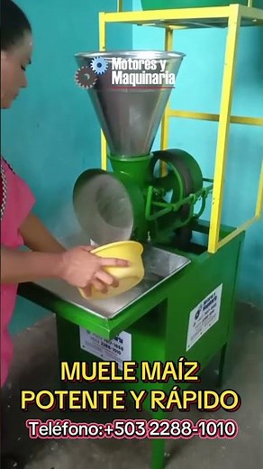 ¡POTENCIA QUE SE SIENTE! 🌽 Masa fina en segundos #molinos #nixtamal #moler #maiz #tortillas #tamales