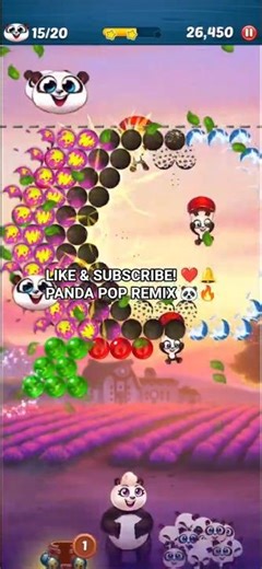 ​EPIC PANDA POP REMIX! 🐼🔥💥 #Shorts #PandaPop #gaming #gameplay