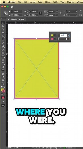 Pick Up Where You Left Off in InDesign!