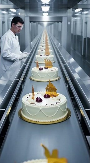 How Cake decoration Is Made | Factory Process 🍰